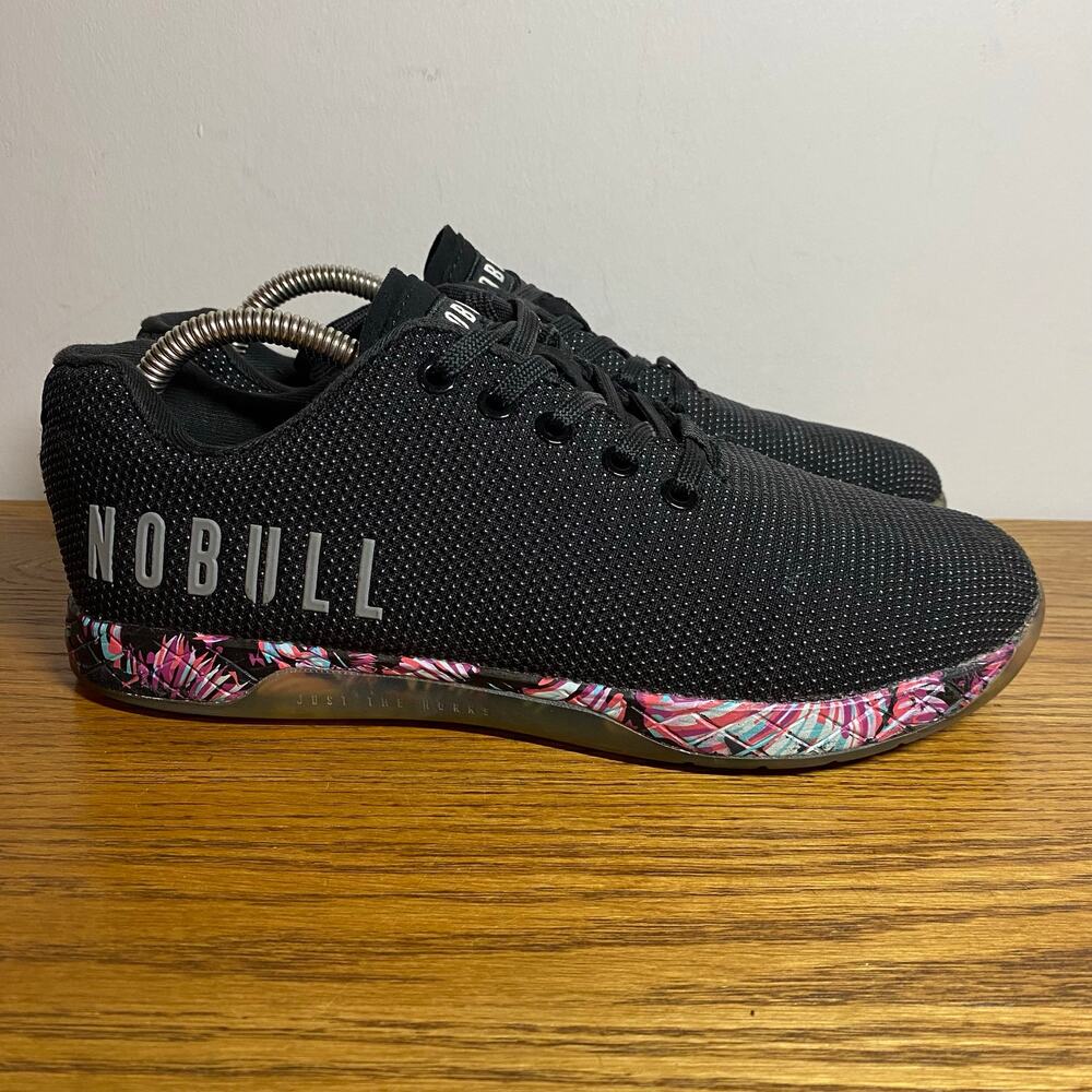 Nobull Midnight Palm Trainer Shoes Size W 9.5 M 8 SuperFabric Athletic CrossFit